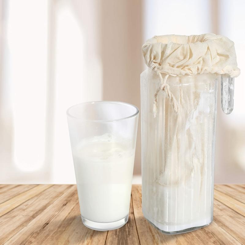 Reusable Cheese Cloth Bag for Straining Nut Milk Cold Brew Tea Yogurt Coffee