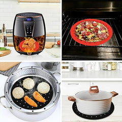 Air Fryer Liners Nonstick Reusable Air Fryer Liners Silicone Mat Waterproof