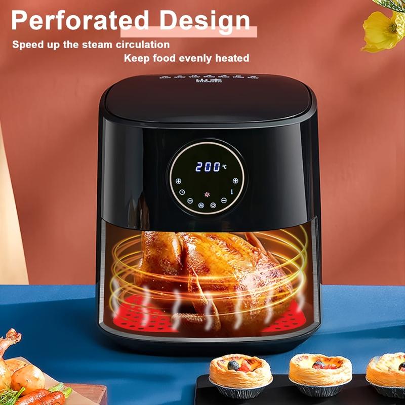 Air Fryer Liners Nonstick Reusable Air Fryer Liners Silicone Mat Waterproof