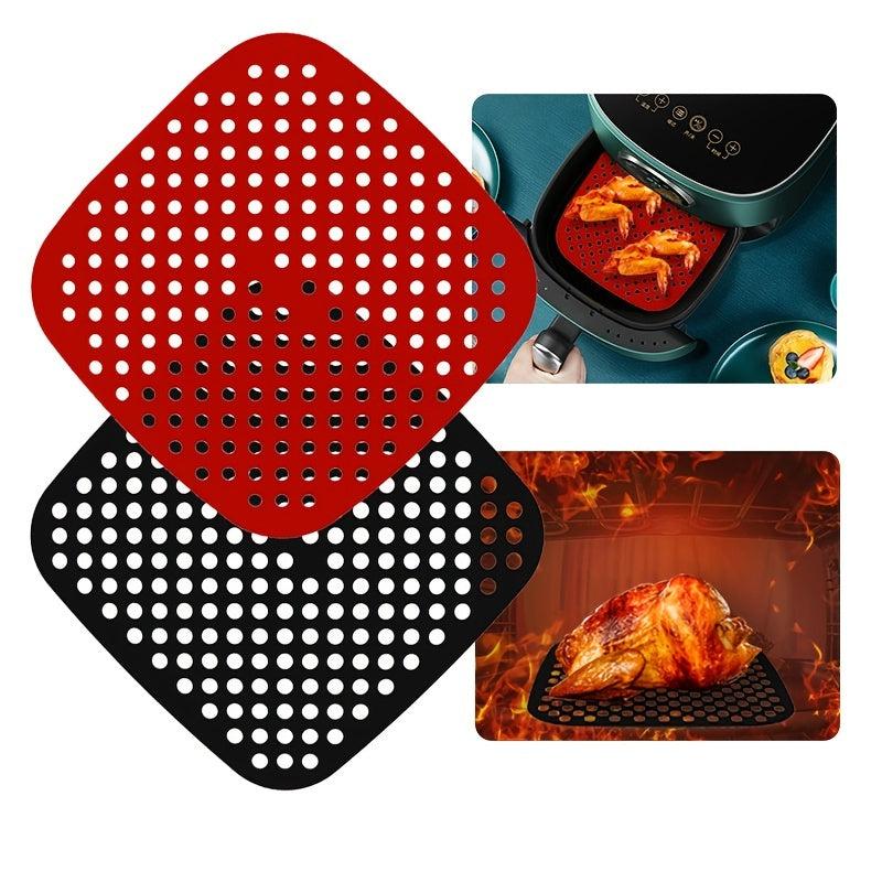 Air Fryer Liners Nonstick Reusable Air Fryer Liners Silicone Mat Waterproof