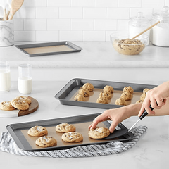 2pcs Silicone Baking Mats Non Stick Reusable Heat Resistant Fibreglass Oven Line