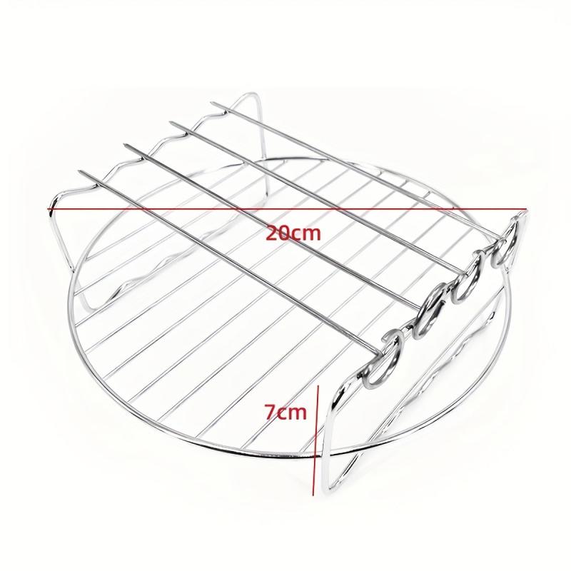 Stainless Steel Air Fryer Rack Accessories 20 Multipurpose Double Layer Rack