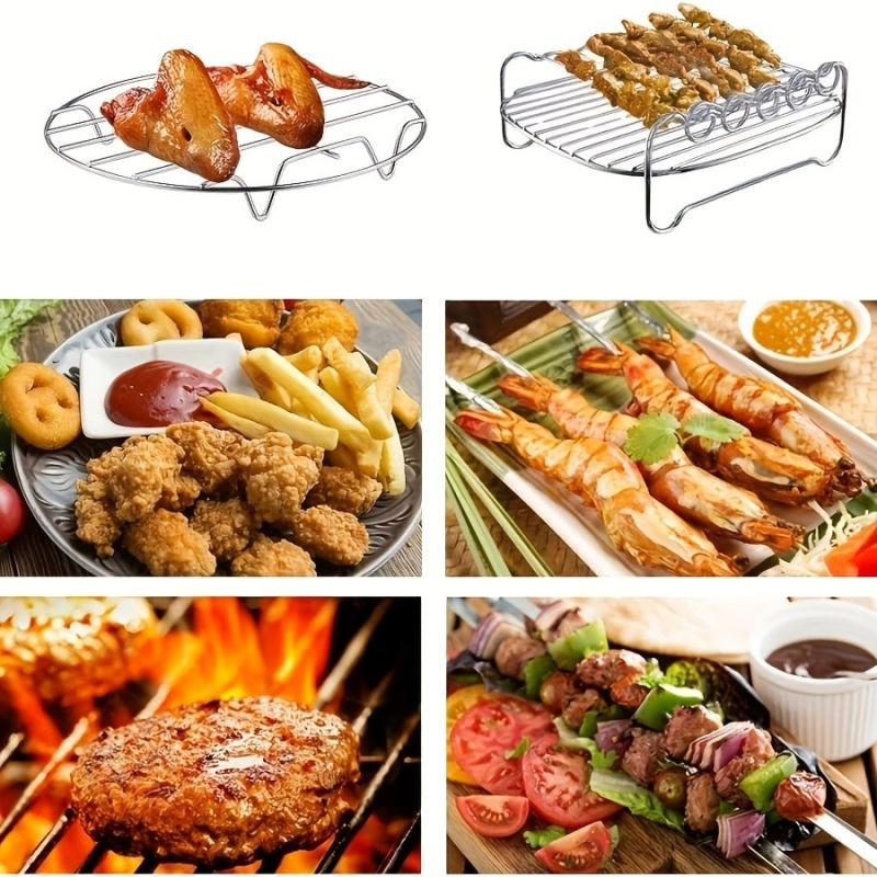 Stainless Steel Air Fryer Rack Accessories 20 Multipurpose Double Layer Rack