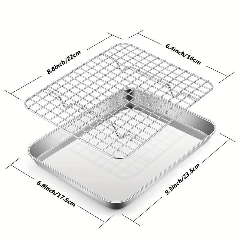 Stainless Steel Baking Sheet with Cooling Rack