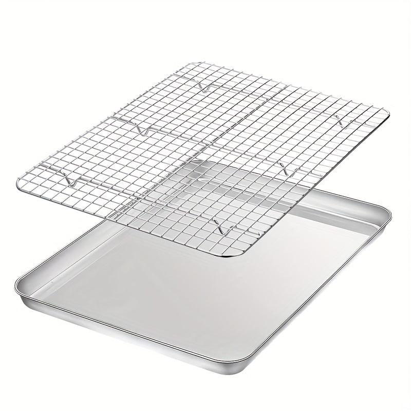 Stainless Steel Baking Sheet with Cooling Rack