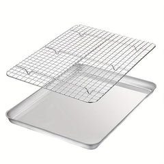 Stainless Steel Baking Sheet with Cooling Rack