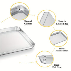 Stainless Steel Baking Sheet with Cooling Rack