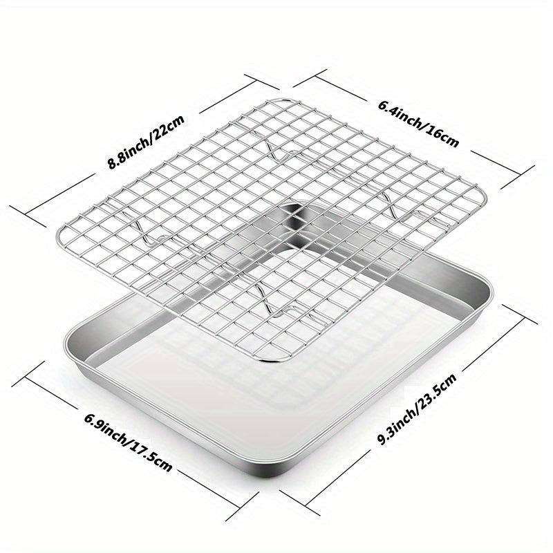 Stainless Steel Baking Sheet with Cooling Rack