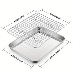 Stainless Steel Baking Sheet with Cooling Rack