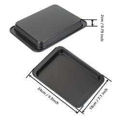 2pc Small Baking Sheets Nonstick 24x18cm for Oven, Toaster Oven