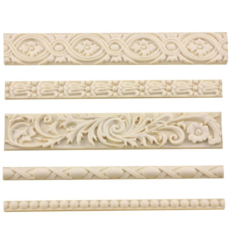 Baroque Scroll Silicone Mold for Cake Decorating and Candy Making