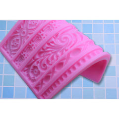 Baroque Scroll Silicone Mold for Cake Decorating and Candy Making