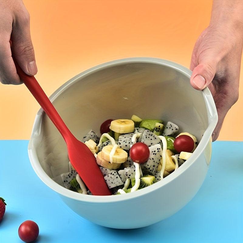 3pcs Plastic Mixing Bowls Set Kitchen Gadgets