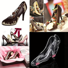 Mini High Heel Chocolate Mold for Cake Baking