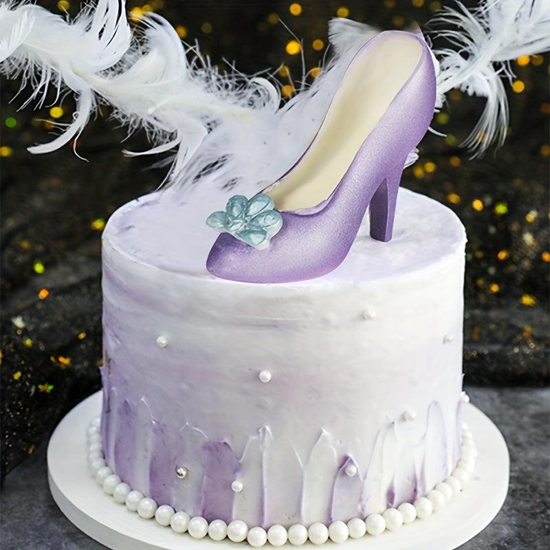 Mini High Heel Chocolate Mold for Cake Baking
