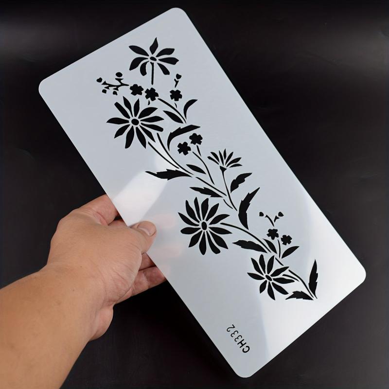 Cake Decoration Template Spray Pattern Painting Mold for Fondant and Cream Cakes