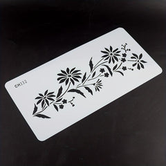 Cake Decoration Template Spray Pattern Painting Mold for Fondant and Cream Cakes
