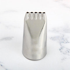 Stainless Steel Five Hole Noodle Nozzle Drawing Icing Tip