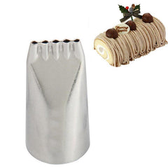 Stainless Steel Five Hole Noodle Nozzle Drawing Icing Tip