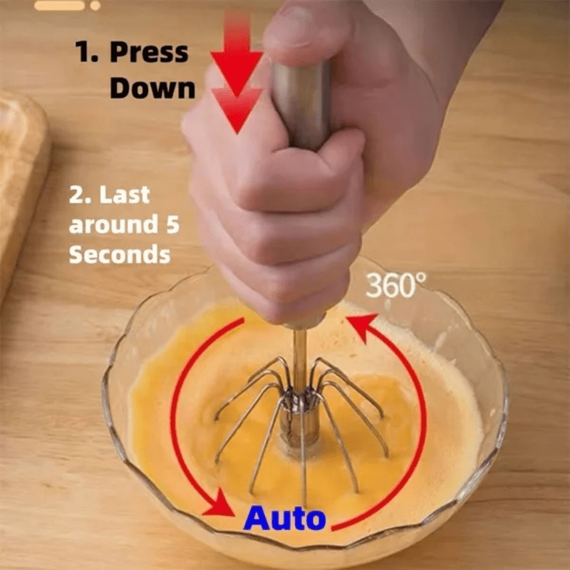 Stainless Steel Egg Beater for Perfect Eggs