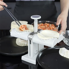 Automatic Dumpling Machine Double Headed Press Dumpling Mold DIY Kitchen Gadget