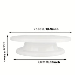 Rotating Cake Stand for Easy Decorating, Sugarcraft, Baking - Home Kitchen Use
