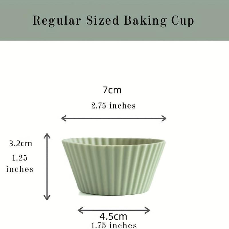 Silicone Muffin Cups & Cupcake Liners Baking Tools