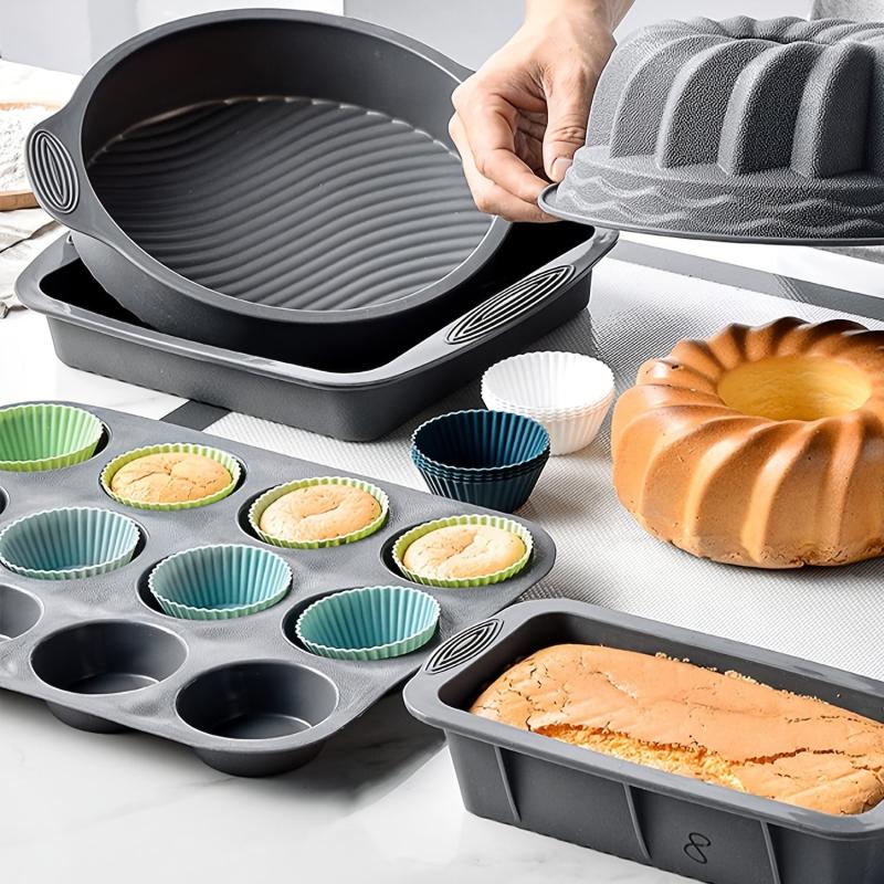 Silicone Muffin Cups & Cupcake Liners Baking Tools