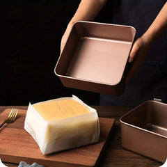 Square Cake Pan 15 20 22 Metal Baking Mold Oven Accessories