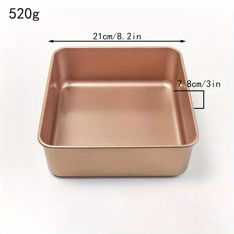 Square Cake Pan 15 20 22 Metal Baking Mold Oven Accessories