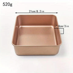 Square Cake Pan 15 20 22 Metal Baking Mold Oven Accessories