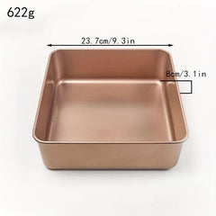 Square Cake Pan 15 20 22 Metal Baking Mold Oven Accessories