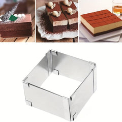 1pc Square Cake Mold Ring 14 27 Square Mousse Cake Ring Cookie Cutters