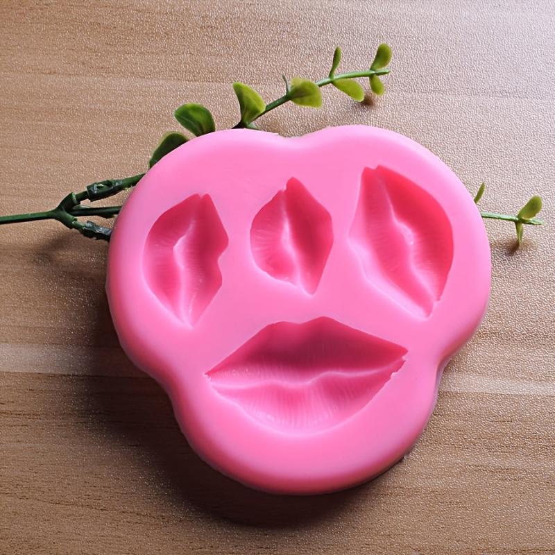 Four Lips Chocolate Fondant Silicone Baking Mold