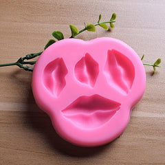 Four Lips Chocolate Fondant Silicone Baking Mold