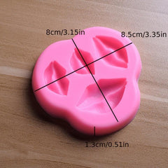 Four Lips Chocolate Fondant Silicone Baking Mold