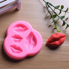 Four Lips Chocolate Fondant Silicone Baking Mold