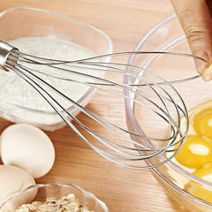 3pcs Stainless Steel Egg Whisks for Cooking Baking Kitchen Gadgets
