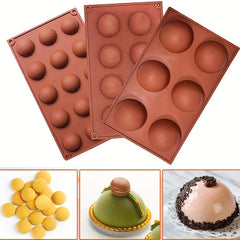 1pc 3pcs Ball Silicone Mold Chocolate Mold