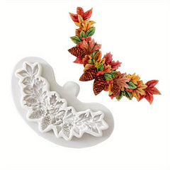 3D Silicone Christmas Garland Chocolate Mold for DIY Cake Decorating