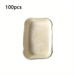 50pcs Disposable Air Fryer Liners 14x22cm Rectangle Air Fryer Liner Pots