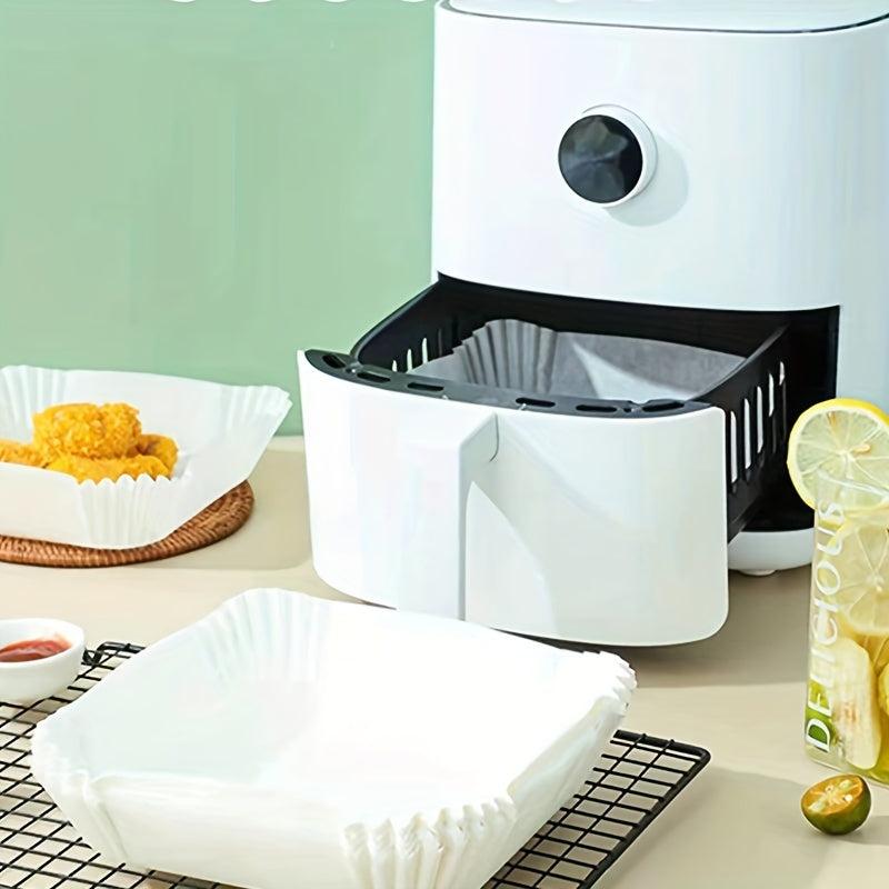 50pcs Disposable Air Fryer Liners 14x22cm Rectangle Air Fryer Liner Pots