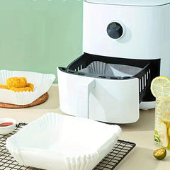 50pcs Disposable Air Fryer Liners 14x22cm Rectangle Air Fryer Liner Pots