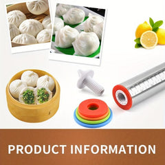 Adjustable Rolling Pin 17in Stainless Steel with Thickness Rings