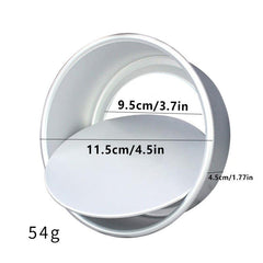 2in-7in Round Cake Pan Nonstick Aluminum Baking Pans Removable Bottom