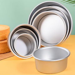 2in-7in Round Cake Pan Nonstick Aluminum Baking Pans Removable Bottom