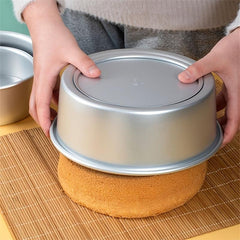 2in-7in Round Cake Pan Nonstick Aluminum Baking Pans Removable Bottom