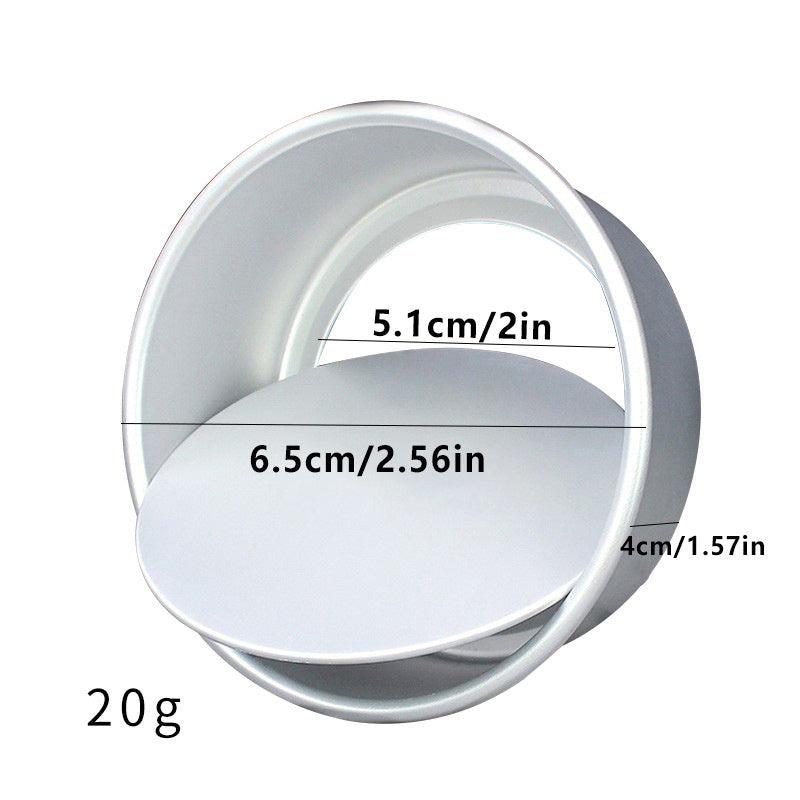 2in-7in Round Cake Pan Nonstick Aluminum Baking Pans Removable Bottom