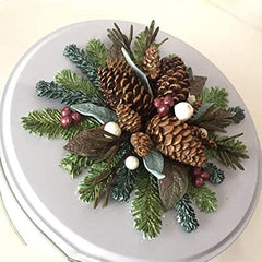 Winter Foliage Flower Silicone Mold for Cake Decorating Fondant Gumpaste