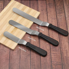 6 Stainless Steel Cake Spatulas Set 6 8 10 Inch Sizes